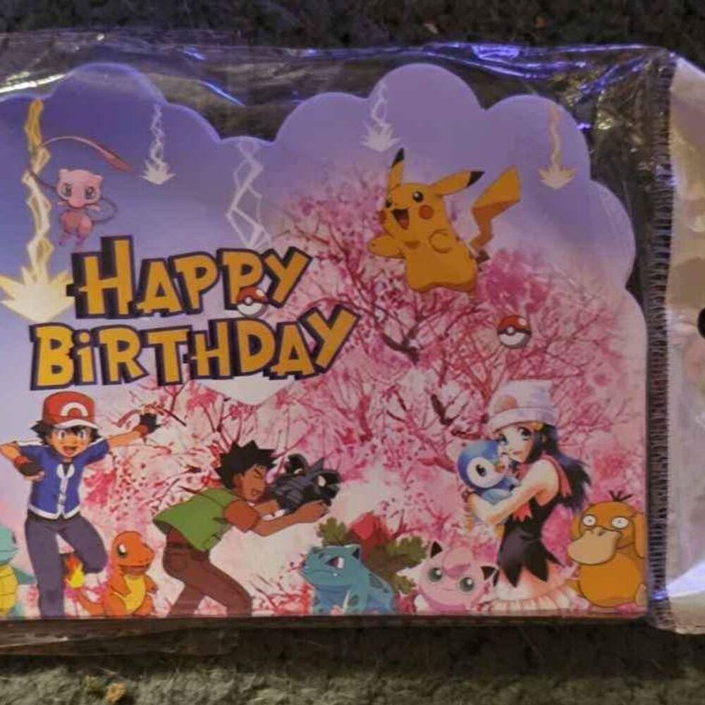 Pokemon Birthday Party invites